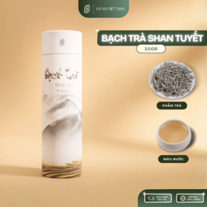Bạch Trà Shan Tuyết Hà Giang - Trà Shan Tuyết Vụ Xuân Đặc Sản - Ống 30gr - [Hy An Tea Nước Chè Trà] - Ống trà trải nghiệm