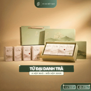 Hộp Tứ Đại Danh trà Việt Nam