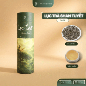 Lục Trà Shan Tuyết Cổ Thụ Hà Giang - Trà Shan Tuyết Vụ Xuân - Ống 30gr - Ống trà trải nghiệm - [Hy An Tea Nước Trà Chè]