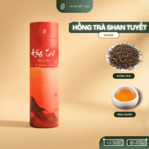 Hồng Trà Shan Tuyết Cổ Thụ Hà Giang - Trà Shan Tuyết Vụ Xuân - Ống 30gr [Hy An Tea Nước Trà Chè] - Ống trà trải nghiệm
