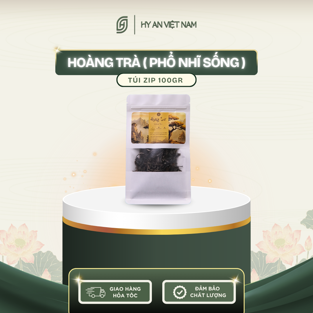 Hoàng trà Shan Tuyết Hà Giang - Túi Zip 30gr/100gr - Ảnh 6