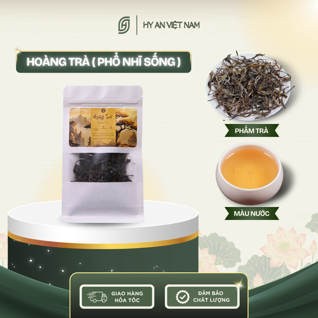 Hoàng trà Shan Tuyết Hà Giang - Túi Zip 30gr/100gr - Ảnh 4